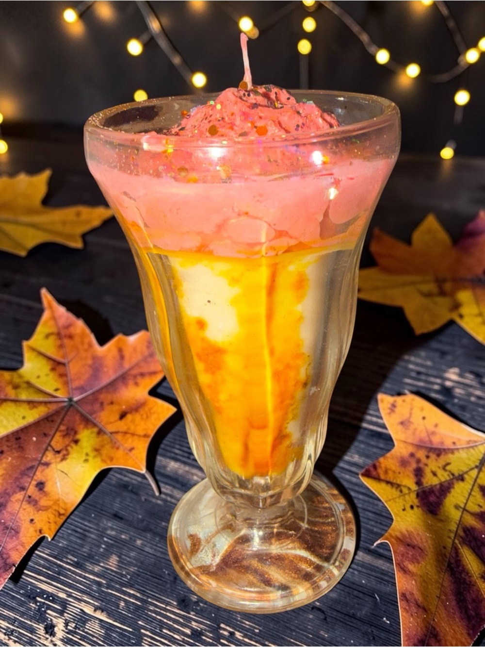 Pumpkin Pecan Praline Sundae Soy Candle 🍂🍫🎃 - Picture 5 of 8